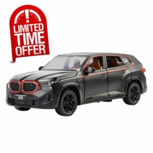 Metal Scale Replica 1 32 For BMW XM With Sound And Light Sports Alloy Car Model Adults Hobby Decorations Hobbies Vehicles Games Set(Black)