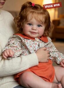 Zero pam 24 Inch 60 CM Reborn Dolls Girl Maddie Open Eyes