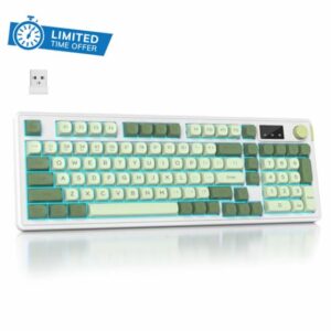 98 Keys Wireless Gaming Keyboard with Knob