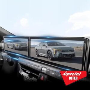 KARYLAX - Flexible Anti-Fingerprint Glass Screen Protector Compatible with Kia EV3 EV4 Ev5 2025 2026 12.3 Inches