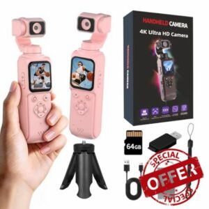 4K Handheld Vlogging Camera with WiFi