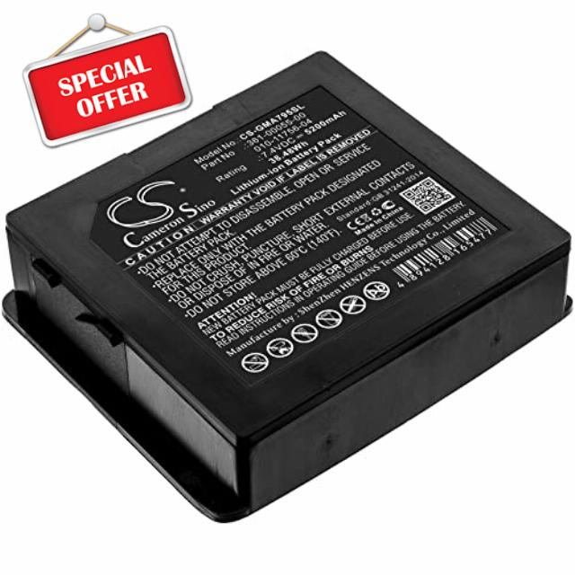 Upgraded 7.4V 52000mAh Battery Replacement for Garmin Aera 795