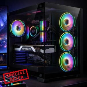Ultimate Gaming PC – RTX 5070 12GB 64GB RAM Choose i9 13900K / i7 13700K / i5 14600K Liquid cooling 1TB SSD (Intel core i5 14th Gen