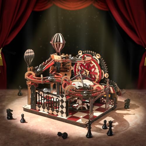 Fantasy Land Marble Run Mechanical Model Kits for Adults to Build