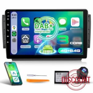 8 Core 4G+64G DAB Car Radio Stereo for Peugeot 208 2008 2013-2017