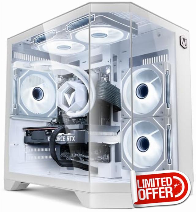 Vibox III-578 Gaming PC • Intel Core i5 11400F 6-Core • Nvidia RTX 5050 8GB • 16GB RAM • 500GB SSD • Windows 11 • WiFi