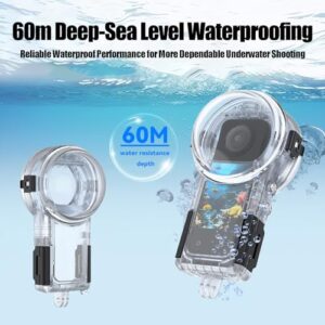 60m/196ft Depths Waterproof Housing