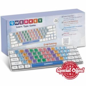 Colour Coded Keyboard for Kids - Perfect for Learning