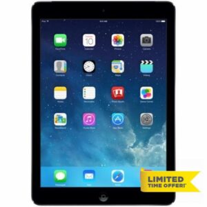 2013 Apple iPad Air 9Wi-Fi + Cellular 32GB) Space Grey (Renewed)
