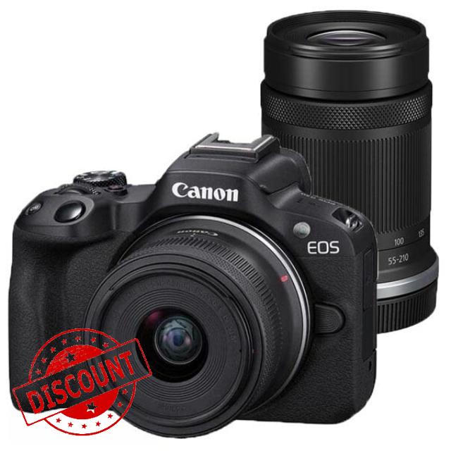 Canon EOS R50 Camera with 18-45mm & 55-210mm Lenses