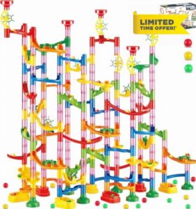 232 PCS Marble Run STEM Building Toys for 3+ Years