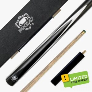PRO147 STRIKER 3/4 JOINTED 57" SNOOKER AND POOL CUE AND CASE SET WITH 9.5mm TIP