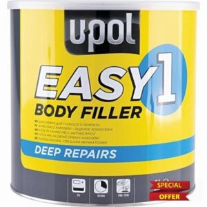 UPOL Easy One Car Body Filler 3.5L 3.5 Litre UPol Easysand Polyester Bodyfiller Steel & GRP Surfaces