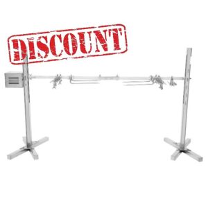 BBQ Rotisserie Grill 40KG Load Electric Spit Roaster