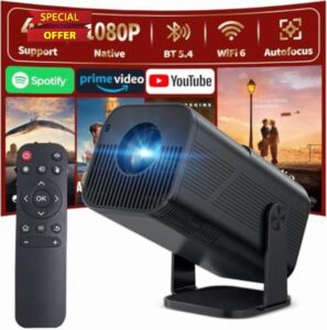 4K Portable Projector for Bedroom 2026