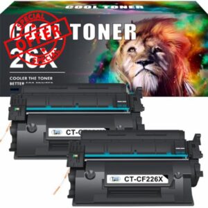 Cool Toner Compatible for HP 26X CF226X 26A CF226A Toner Cartridge LaserJet Pro M402dn M402n M402d M402dw M402 MFP M426dw M426fdw M426fdn M426 - Black