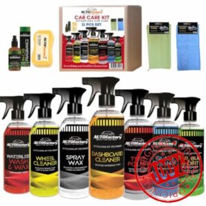 11 Pcs Car Cleaning Kit – Car Wash Shampoo & Wax