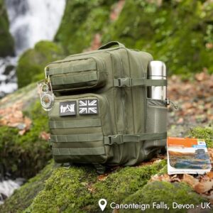 Green Military Army Style Rucksack with MOLLE System