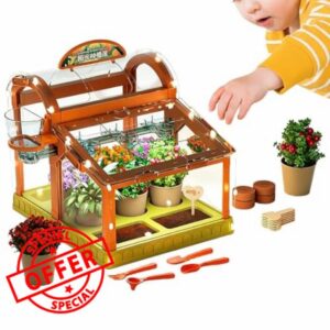 Kids Gardening Greenhouse Growing Kit