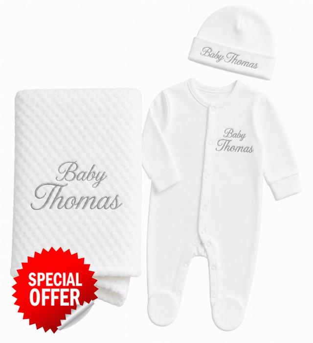 Personalised Baby Gift Set for Newborn Baby