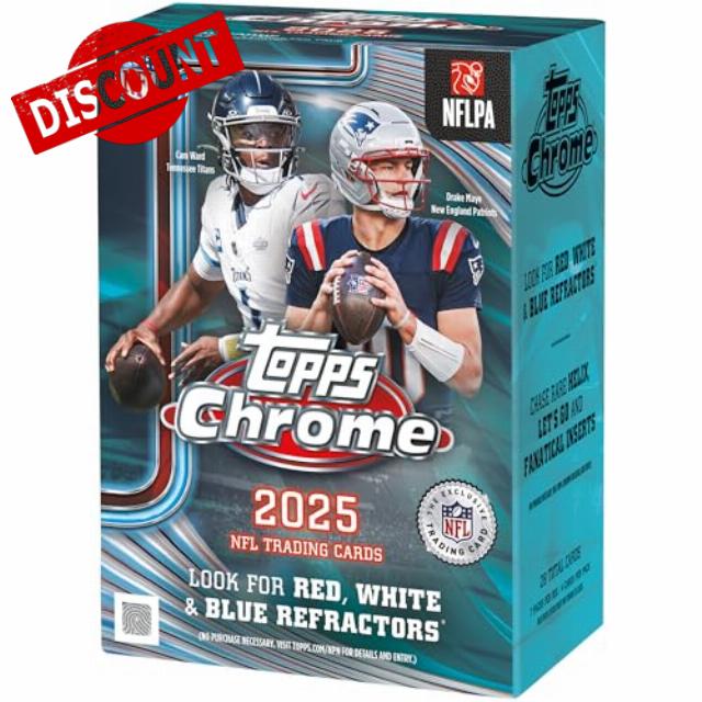2025 Topps Chrome Football - Factory Sealed - Value Box