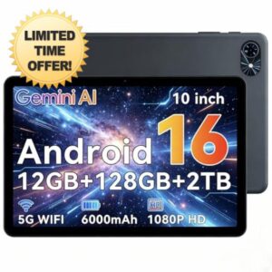 10 Inch Android 16 Tablet with GEMINI AI 2.0