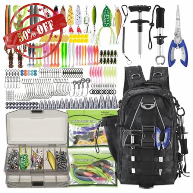 Fishing Backpack with Tackle Boxes