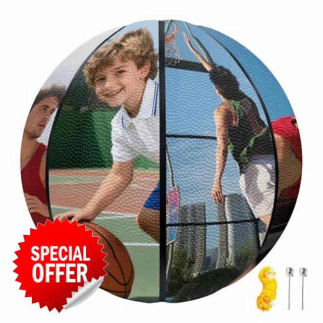 Personalised Basketball | Custom Basketball with Name/Photo| Gift for Birthday