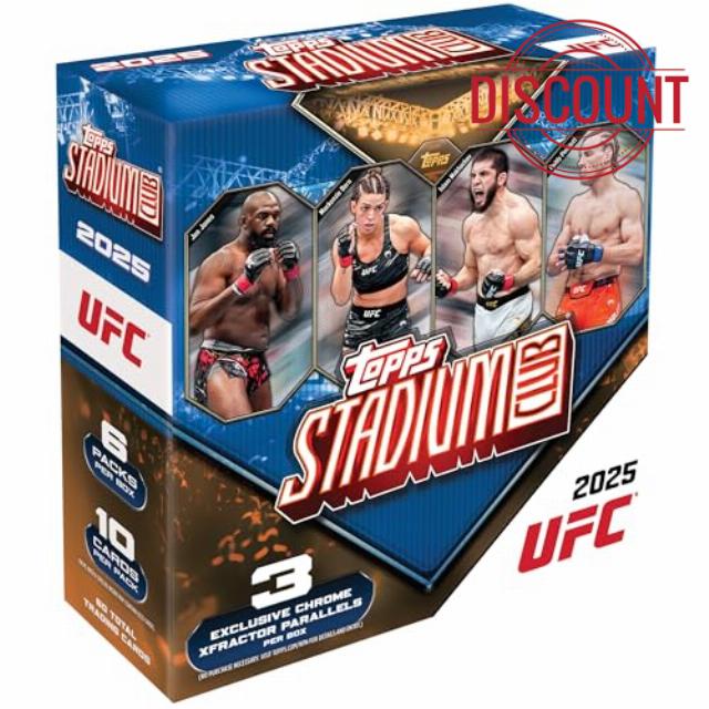 2025 Topps Stadium Club UFC - Factory Sealed - Mega Box