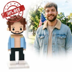 Personalized Couple Photo Building Blocks – Custom Block Figures