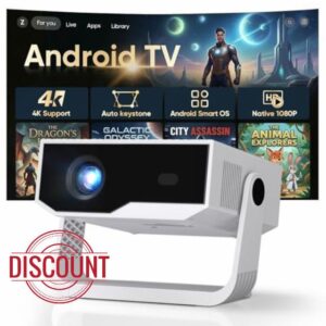 2026 Smart Projector Android 14 Built-in-Apps