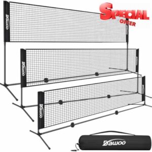 DAWOO Portable Tennis Net Set - for Tennis