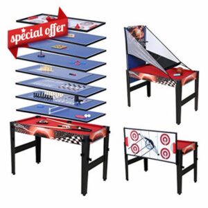14-in-1 Multi-Game Folding Table - Hockey