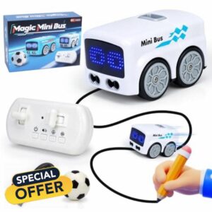 GiddyGlow RC Cars for Boys Age 6-12: 2.4GHz Remote Control Car with Gesture Sensing & Follow Mode