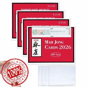 2026 Mahjong Cards Official Revision