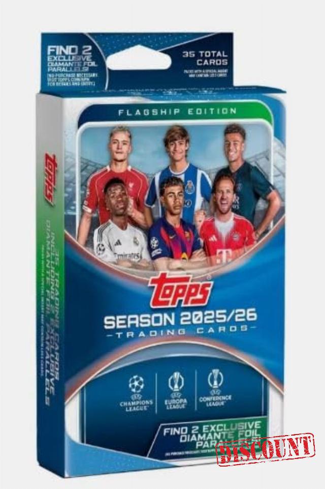 Topps UEFA Club Competitions 2025/26 Hanger Box