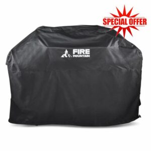 Fire Mountain Cascade Burner Gas BBQ Cover – Weatherproof Grill Cover with Adjustable Straps
