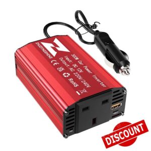 300W Car Power Inverter 12V DC to 240V/230V AC Voltage Converter