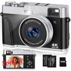 4K Digital Camera with Optical Viewfinder