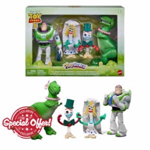 ​Mattel Disney and Pixar Toy Story 5 What is a Wedding? 4 Figure Pack with Accessories