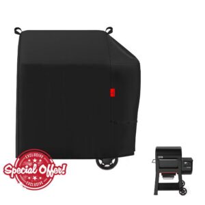 Outdoor Grill Cover Fits Weber Searwood 600 Pellet Smoker Grill