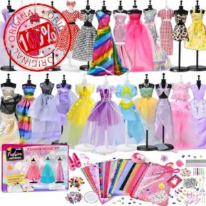 RivanPal 1000+ Fashion Designer Kits for Girls with Mannequins