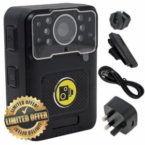 Recall EDGE Body Worn Camera 1080P Personal Security Body Camera Video Recorder with Night Vision