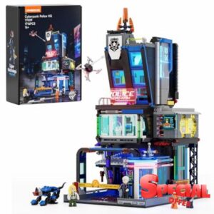 Lumibricks Cyberpunk Police HQ Building Blocks Set with LED Lights