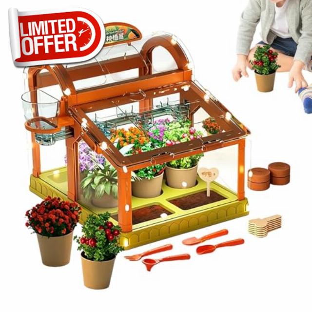 Kids Greenhouse Indoor Plant Growing Kit