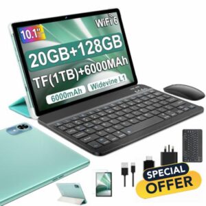 fezawio Android 14 tablet 10 inch 20GB RAM+128GB ROM