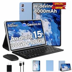 2025 Tablets with Keyboard Tablet 10 Inch Android 15