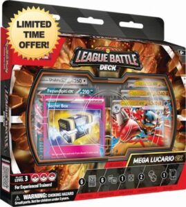 Pokémon TCG: Mega Lucario ex League Battle Deck (1 Ready-to-Play 60-Card Deck Including Mega Lucario ex)