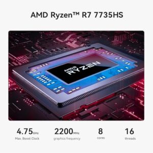 Ryzen7 7735HS(up to 4.75 GHz)