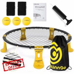Roundnet Ball Game Set with Lights Includes 3 Balls